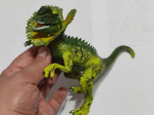 Juguete Dinosaurio Dilophosaurus Con Sonido (Usado)