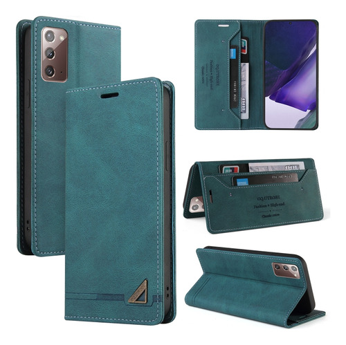 Capa Pu Antifurto Skin Feel Para Samsung Galaxy Note20