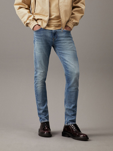 Jeans Slim Hombre Azul Calvin Klein