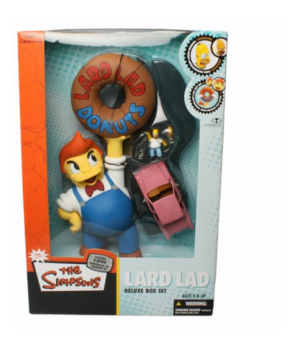Mcfarlane Toys Los Simpsons Lard Lad Donuts & Homero Deluxe