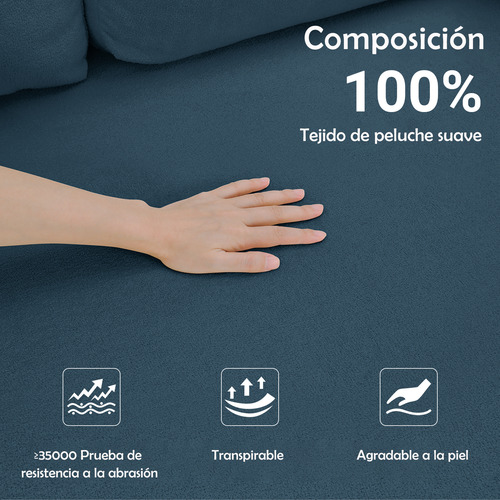 Sofá Pequeño Sala Sillón Minimalista Tapizado Con 2 Personas