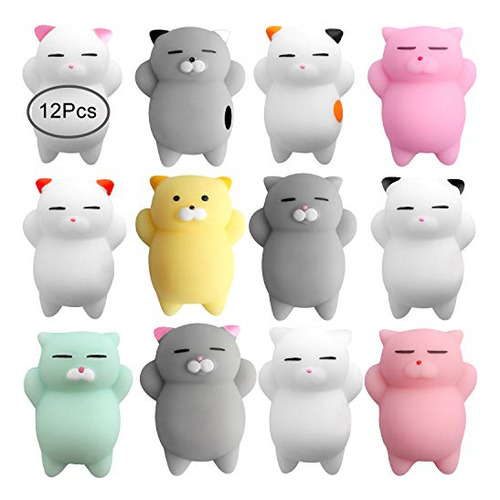 Outee Squishies Toys 12 Piezas Mochi Animales Juguetes Mochi