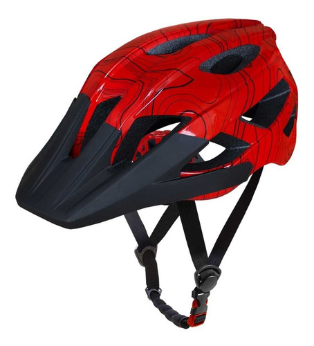 Capacete Asw Bike Accel Frontier Vermelho In Mold