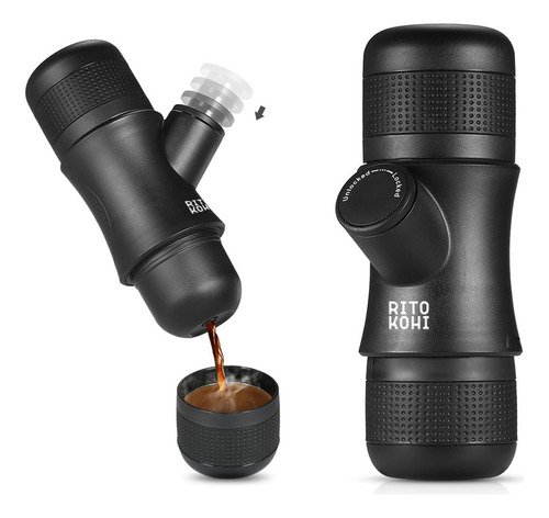 Cafetera Portátil Espresso Ritokohi Manual One Shot Café