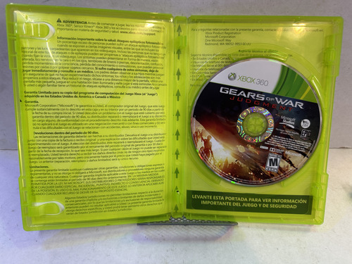 Gears Of War Judgment | Xbox 360 Original (Reacondicionado)