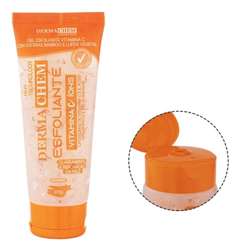 Exfoliante Facial Con Lipossomas De Vitamina C Aclarador 