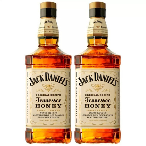 Whisky Jack Daniels Tennessee Honey Miel Pack X2 - 01almacen