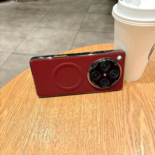 Funda De Fibra De Carbono Con Anillo Magnético Incorporado, Altura De Lente, Totalmente Envuelta Para Oppo Find X8 Ultra X8s + X8 Pro X8s Lens Protect