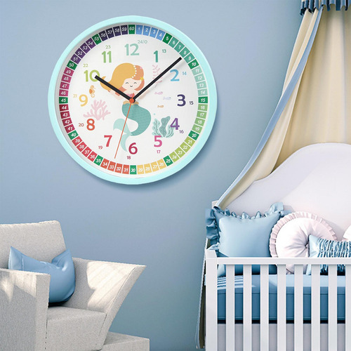 Reloj De Enseñanza De 10 Pulgadas Para Aprender A Contar La