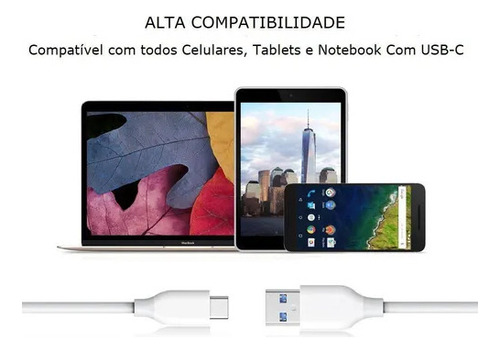 Cabo Carregador De Dados 2.1a Tipo C Kingo Otima qualidade