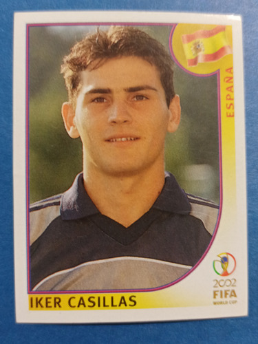 Iker Casillas Panini Korea And Japan 2002 (rookie Fwc)