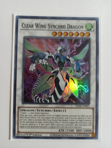 Clear Wing Synchro Dragon - Super Rare    Led8