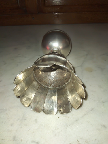 Mate De Plata Cáliz O Colonial Y Bombilla De Plata Y Oro (Usado)