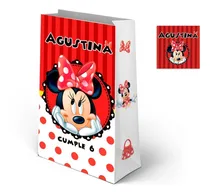 Comprar Bolsitas Golosineras Personalizadas Minnie X10