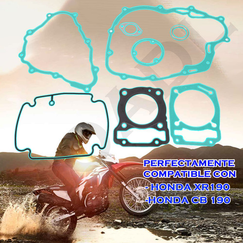 Juntas De Motor Para Honda Cb190 / Xr190 2002-2025