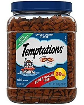 Temptations Classic Galletas Para Gatos Sabor Salmón 30 Oz.