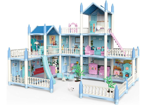 Deao Casa De Muñecas Dreamhouse Para Niñas  3 Pisos 11 Habi