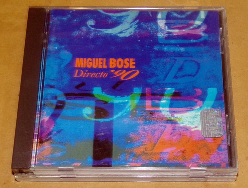 Miguel Bose Directo ´90 Cd Importado Kktus