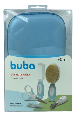 Kit Cuidados Para Bebês Com Estojo Azul 8 Peças 19600 - Buba