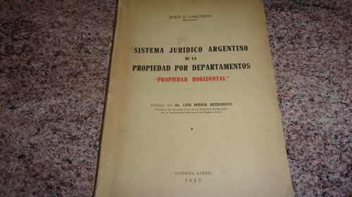 Sistema Jurídico De La Propiedad Horizontal / Juan Corchon