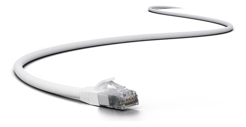 Patch Cord Impact Lan Utp Cat5e 4p Branco 1,5m Intelbras