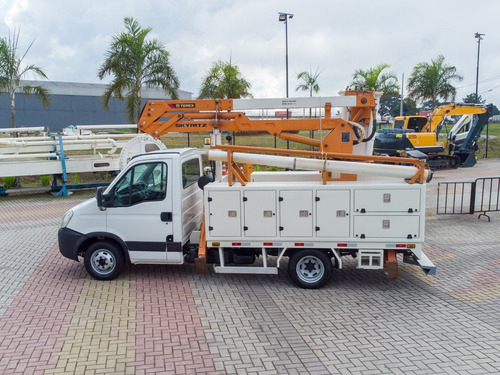 Iveco Daily 55c17cs 2013 3/4 Cesto Aéreo Isolado Terex = 915
