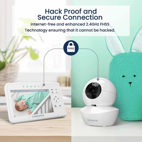 Imagen 9 de 9 de Babysense Video Monitor Para Bebés