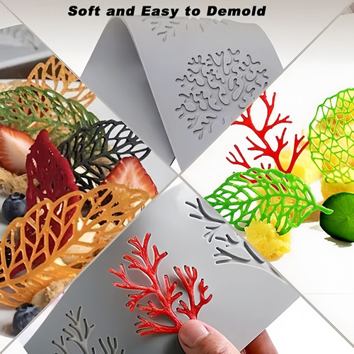 6pcs Cake And Dessert Decoration Silicone Molds