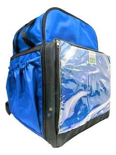 Mochila Para Pizzas Bag Brasil® Reforçada E Isopor Laminado