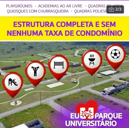 Terreno No Parque Universitário I - Bairro Planejado