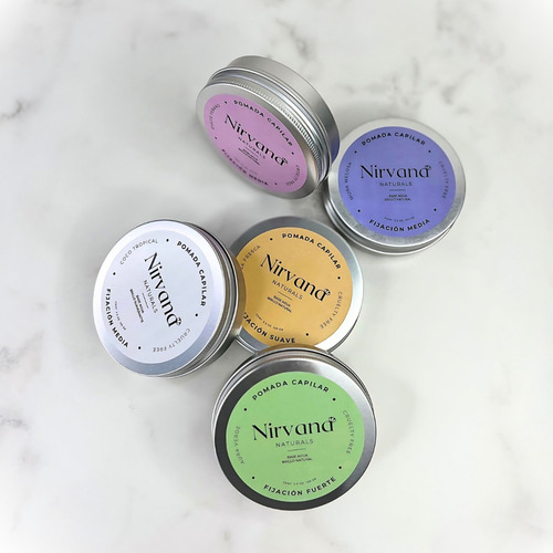 Pomada Para Cabello Nirvana Naturals Fijación Suave 100 Gr
