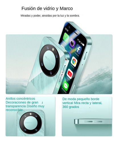 Mini Teléfono Inteligente F8 Pro Max, 2 Gb De Ram, 16 Gb,