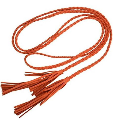 Cintura Multicolor Para Mujeres Y Niñas Con Borlas Dobles (6