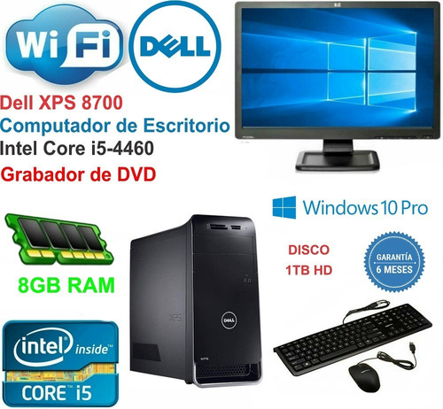 Desktop Dell 8700, Intel Core I5-4460, Grabador De Dvd, 8gb 