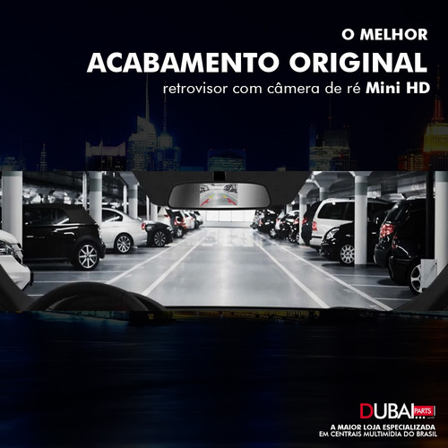 Retrovisor Com Câmera De Ré Fiat Uno 2018 2019 2020 2021
