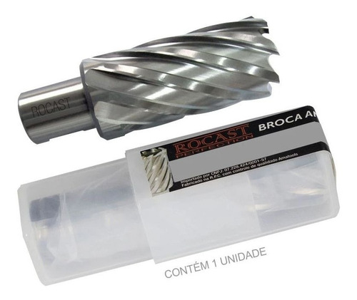 Broca Anular 19 X 30mm Weldon 19mm - Aço Rápido Rocast
