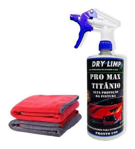 Dry Limp Pro Max Titânio Cristalização Do Carro 1 Litro