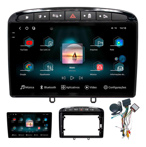 Multimidia Aikon Fóton G3 308 408 Rcz 8+256gb Octacore 2k 9p