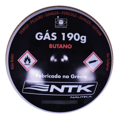 Kit 2 Cartucho Gás Butano/propano 190g Ntk