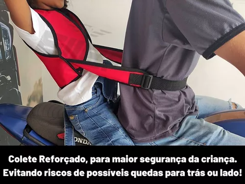 Colete de Segurança Infantil para Moto