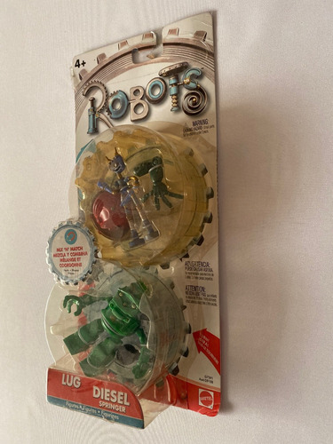 Robots Mix N Match Lug Y Diesel Mattel 2004 (Usado)