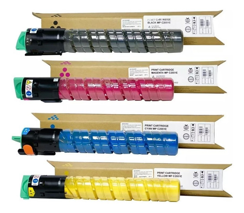 Kit 4 Toner Ricoh Mpc2030/2050/2051/2550/2501/ 2551 