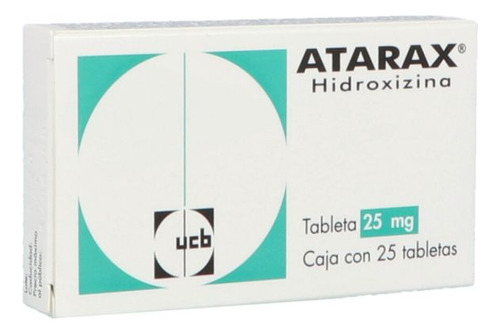 Atarax 25 Mg Caja Con 25 Tabletas