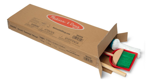 Melissa & Doug: Juguete De Set De Limpieza, 6 Piezas