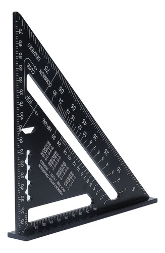 Regla De Carpintería De 7 Pulgadas, Cuadrada, De Aluminio