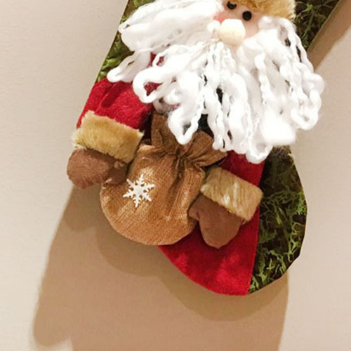 Exquisitas Medias Navideñas Hechas A Mano