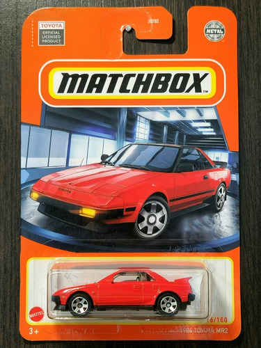 Matchbox 1/64 Toyota '84 Mr2 Rojo