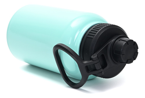 Botella De Agua 900 Ml Acero Inoxidable Wanderlust Con Pico Color Blanco