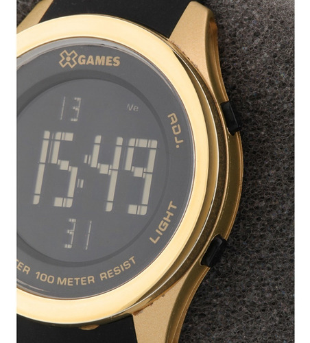 Relógio X Games Digital Dourado Xmppd602 Pxpx Silicone