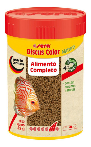 Sera Discus Color Nature - 42g - Ração Peixes